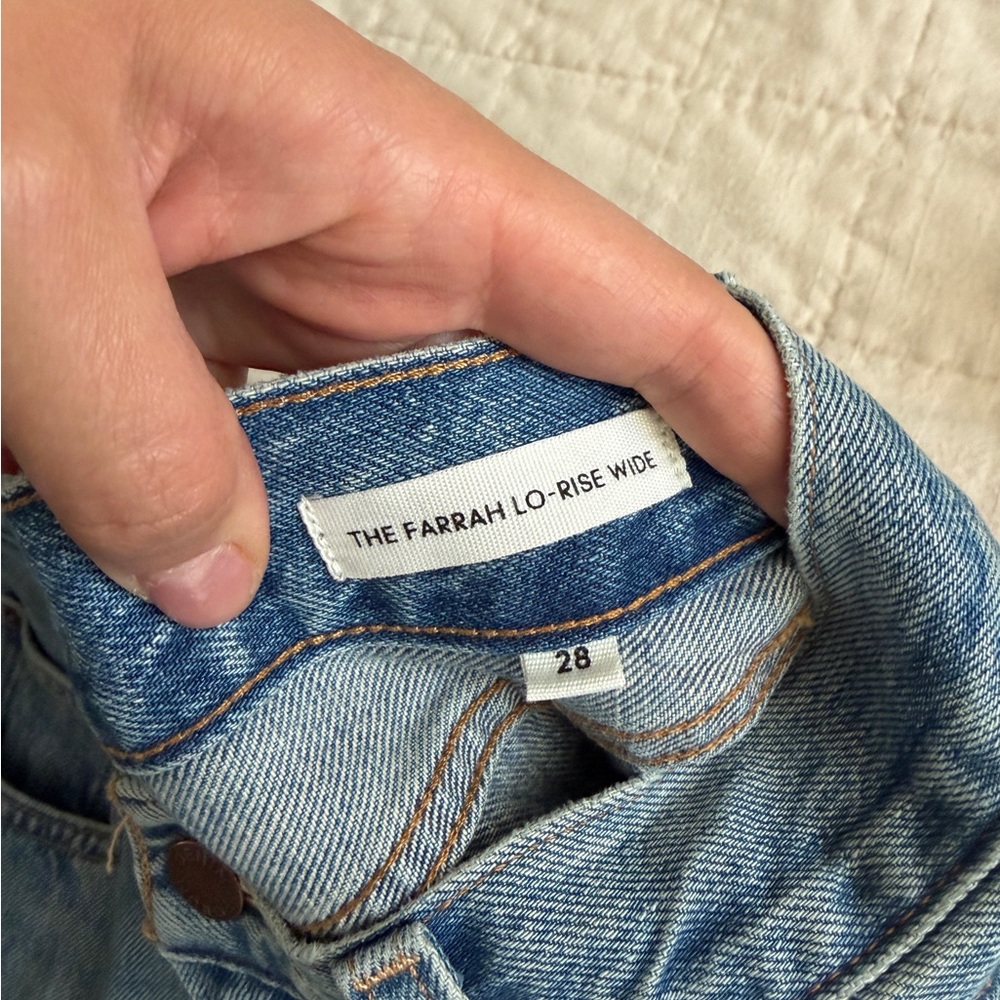 Aritzia Denim Forum Farrah Low Rise Jeans - Picture 8 of 12